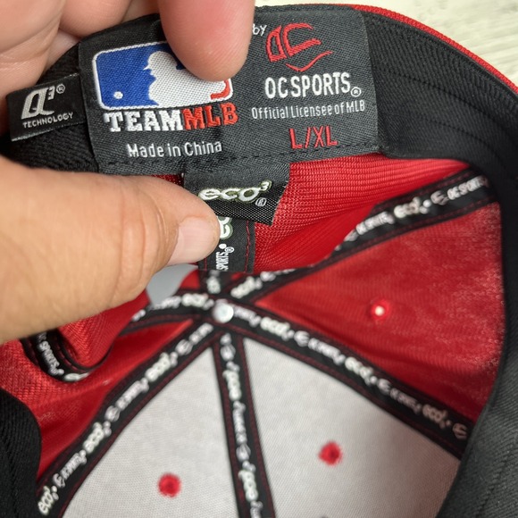 Cincinnati Reds Hat / Cap / Ballcap by OC Sports Semi-Fitted Large/XL - Picture 4 of 4